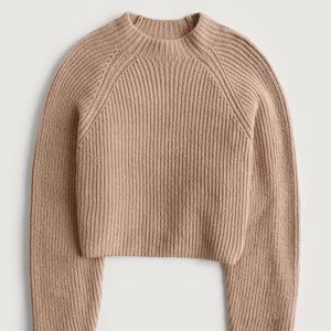 Hollister sweater cropped sz Large